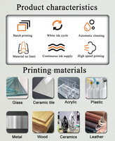 Printer DTF Uv besar Format besar 6090 Flatbed Uv untuk Mug casing ponsel stiker kayu