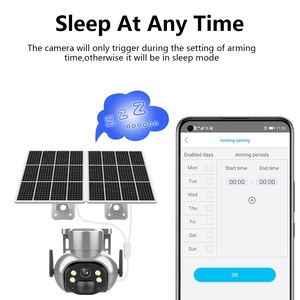 2MP太阳能摄像机户外防水运动检测无线电池音频太阳能Wifi摄像机黑色太阳能摄像机4g sim卡 - Product Image 4