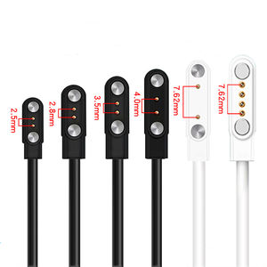 Câble de charge magnétique pour montre intelligente Haylou, 2 broches, 2,5 mm/2,8 mm/4 mm/7,62 mm, noir, pour Haylou Solar LS05/<span class=keywords><strong>RT</strong></span> <span class=keywords><strong>LS05S</strong></span>/RT2, tresse en cuivre pur - Product Image 6