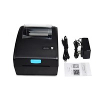Stiker kode batang, hitam dan putih Desktop penerimaan termal Label Printer ponsel dengan pengupasan otomatis produk kertas termal