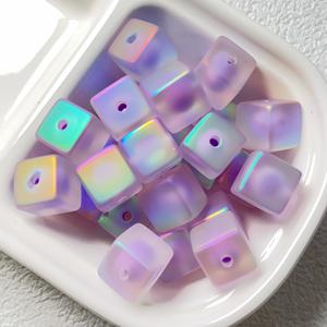 High-quality UV-coated Straight-hole Acrylic Beads for DIY Handmade Materials <b>Bracelets</b> Mobile <b>Phone</b> Chains Accessories - Product Image 2