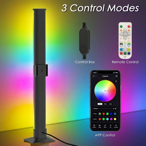 Barra Luminosa LED Intelligente <span class=keywords><strong>KA</strong></span> con Controllo App e Vocale, Effetto Arcobaleno RGB, Lampada da Scrivania per Gaming, TV e Decorazione Stanza PC - Product Image 3