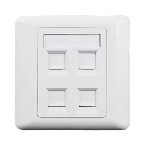 हैल YWT-1202 एकल/दोहरी पोर्ट cat5e/cat6 utp <span class=keywords><strong>rj45</strong></span> महिला फेसप्लेट कीस्टोन जैक 86x86 मिमी नेटवर्क कनेक्टर सफेद एब्स/लैवेंडर - Product Image 6