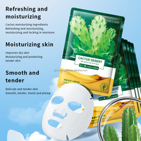 Oem Formule Hot Selling Cactus Gezichtsmaskers Gezichts Hydraterende Masker Voor Huidverzorging Natuurlijke Plant Fruit Gezichtsmasker Hydraterende