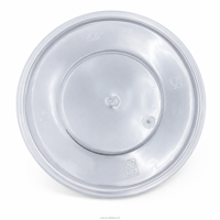 Bol à soupe en plastique transparent de 400 ml avec couvercle - Emballage alimentaire à emporter en PP - Jetable, compatible micro-ondes, anti-fuite, emballage pour salade