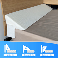 High Density Foam Core Bett Keil kissen Matratze Wedge Gap Filler Kissen Kopfteil Gap Kissen mit Seiten taschen