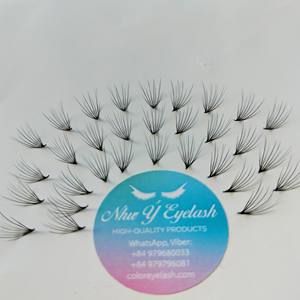 Extensions de cils en soie synthétique Camellia 8D/1000 fans, volume 15mm, courbure naturelle, personnalisables, usage professionnel, faciles à poser - Product Image 6