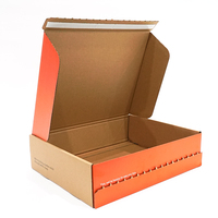 Caja de Regalo de Papel Kraft Plegable con Logotipo Impreso Personalizado de Alta Calidad para Envíos de Comercio Electrónico