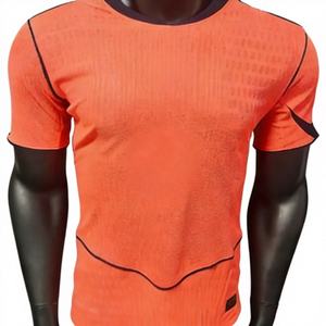 Camisetas y Tops de Fútbol de Manga Corta Transpirables de Poliéster 25-26, Personalizables con Nombre de Jugador y Logotipo del Equipo - Product Image 4