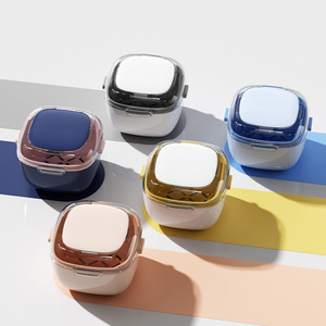 กล่องเก็บอุปกรณ์จัดฟันคุณภาพสูงอเนกประสงค์แบบสองชั้นพร้อมระบบระบายน้ำ กล่องเก็บฟันปลอมแบบพกพา - Product Image 5