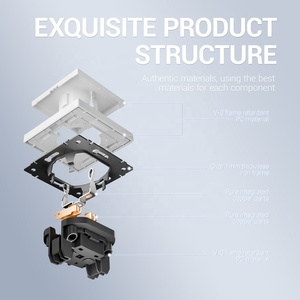 Sakelar lampu EU <span class=keywords><strong>2</strong></span> Gang <span class=keywords><strong>1</strong></span> cara sakelar CE ROHS bersertifikasi Eropa tombol tekan standar sakelar dinding 10A 250V Panel selesai Matte - Product Image 4