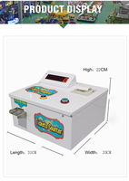 Machine à couper les billets à grande vitesse, machine à déchiqueter les billets pour centre de jeux d'arcade