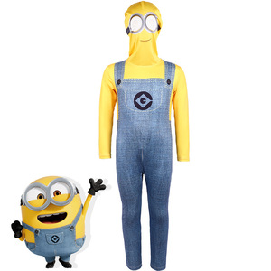 Disfraz de Minion para Niños, Conjunto Completo Unisex de Poliéster con Mono y Gafas Protectoras - Product Image 3