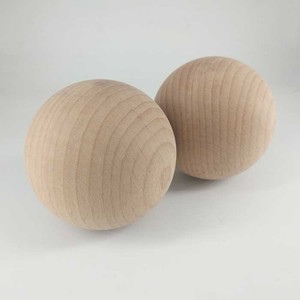 Palline di legno non finite di varie dimensioni, palline di legno da gioco palla non verniciata - Product Image 4