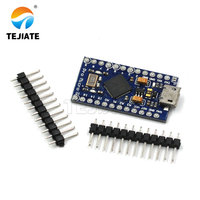 TEJIATE Pro Micro Atmega32U4 100% Nuevo, Programa de Actualización USB Propio, Placa de Desarrollo de 5V/16MHz