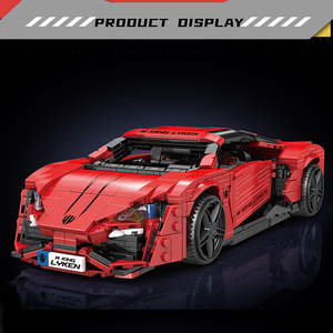 قالب الملك في لعبة سيارة رياضية تقنية Laycan نموذج قابل للتغيير بناء للأطفال لطوب اللعب الإبداعي للأطفال - Product Image 3