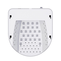 Lampe à ongles LED UV rechargeable Pro-Séchoir sans fil. 48 perles à double lumière, durcissement efficace, fond amovible.