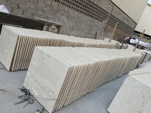 Dalles de bordure de <span class=keywords><strong>piscine</strong></span> en pierre calcaire blanche sablée naturelle pour extérieur - Product Image 3