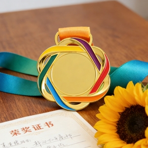 Medallas Deportivas de <span class=keywords><strong>Metal</strong></span> con Logotipo Personalizado, Medallas de Fútbol Personalizadas con Relieve 3D en Esmalte para Premios de Días Deportivos Corporativos - Product Image 2