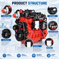 Moteur diesel pour camion Cum ISF3.8S5154 115 kW 154 CV, couple élevé, puissance durable pour fourgons, pick-ups, logistique, véhicules commerciaux