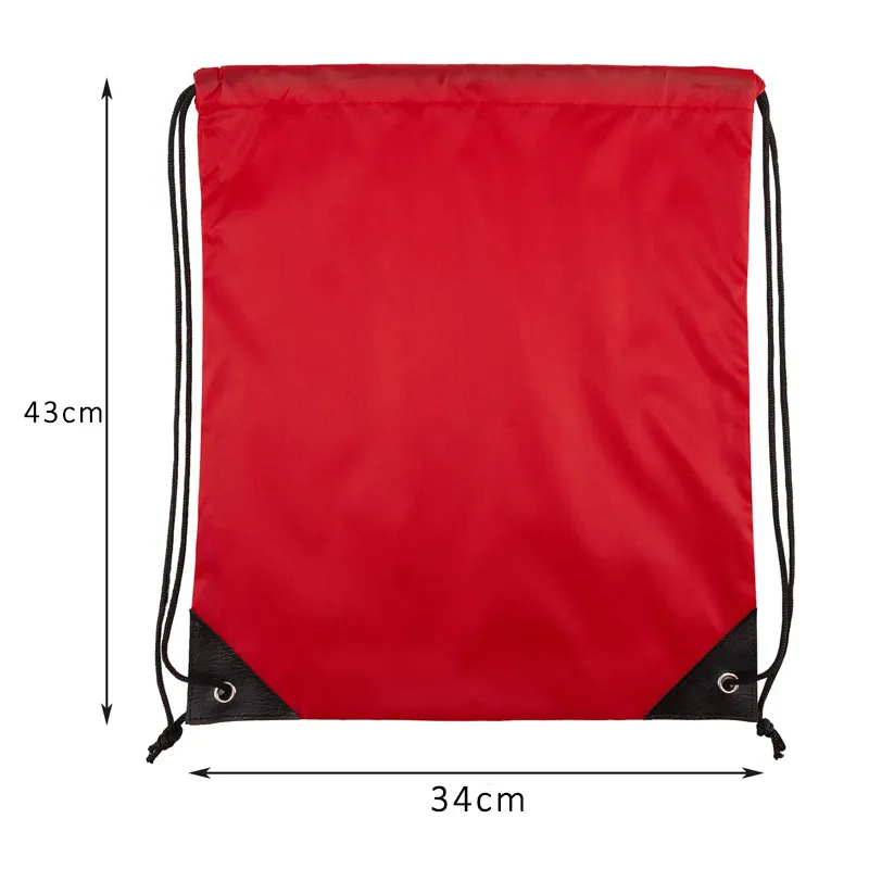 حقيبة ترويجية OEM محمولة قابلة للطي وإعادة الاستخدام مقاومة للماء مصنوعة من البوليستر حقيبة برباط ذات شعار مخصص