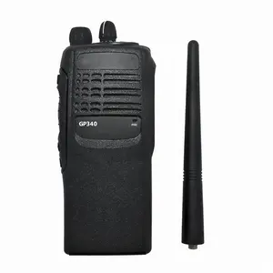 고출력 GP340 휴대용 무선 워키토키 UHF/VHF 136-5KM 토크 런 5W 출력 출력 174/400-480MHz 양방향 라디오