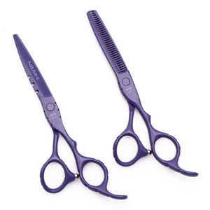 Tijeras de peluquería 5,5 '6 "Japón acero tijeras de corte de pelo tijeras de adelgazamiento tijeras de pelo negro A1010 - Product Image 6