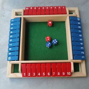 Juego de Mesa de Madera Educativo y Ecológico para Entretenimiento Familiar, 4 Jugadores, Shut Box, Portátil, para Interacción entre Padres e Hijos - Product Image 6