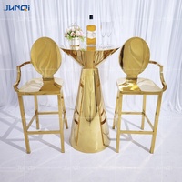 Vente en gros d'usine de tabourets de bar pour cuisine et restaurant chaises hautes tabouret moderne de luxe ensemble tables et chaises de bar
