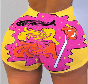 Shorts de Boxeador para <span class=keywords><strong>Mujer</strong></span>, Talla Grande, al Por Mayor, los Más Baratos, Shorts de Gimnasio para <span class=keywords><strong>Mujer</strong></span>, Conjuntos Candy, Shorts de Verano Snickers - Product Image 1