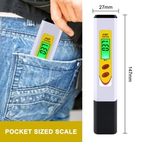 Mètre de redox portable ORP-969, stylo de potentiel négatif ORP, instrument de test de la qualité de l'eau portable, stylo de qualité de l'eau