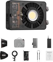 ZHIYUN MOLUS X100 Lumière vidéo LED portable 100W 2700K-6500K CRI 95+ TLCI 97+ avec contrôle de luminosité via application BT