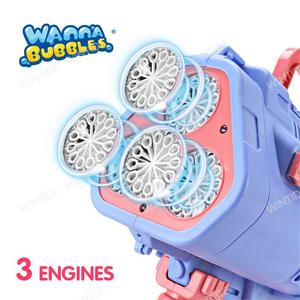 WANNA BUBBLES Nouvelle Arrivée Machine à <span class=keywords><strong>Bulles</strong></span> Automatique Extérieure Pistolet à <span class=keywords><strong>Bulles</strong></span> Gatling en Plastique Durable - Product Image 2