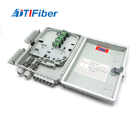 Equipo de Fibra Óptica, Caja de Distribución de Terminales de Acceso de Fibra Óptica para Exteriores FTTH de 8, 12, 16 y 24 Núcleos para Instalación de Redes