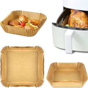 Disposable Non-Stick Square Parchment Paper <b>Liners</b> & Pastry Tools for <b>Air</b> <b>Fryer</b> Named <b>Silicone</b> Baking Mat - Product Image 2