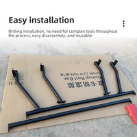 Kit de barra transversal universal de ancho ajustable para caja de camioneta de todas las series, accesorios de modificación todoterreno de ajuste múltiple.