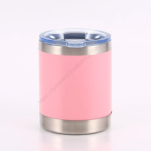 Vente en gros, Meilleure vente : Tasse de voyage portable en acier inoxydable, à double paroi et isolée sous vide, pour café, thé et vin (type lowball) - Product Image 3