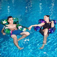 Chaise de piscine gonflable adulte, hamac flottant en tissu de piscine réglable pour piscine plage lac sac en Poly ou boîte de couleur 0.25 Mm