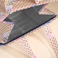 Tas Kain Non-Woven Rept Lixin Custom Laminasi Ramah Lingkungan Motif Bunga Segar Gaya Jepang Wenzhou Siap Kirim