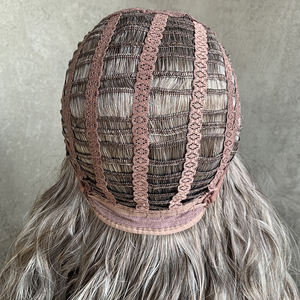 วิกผมยาวสีน้ำตาลออมเบร80สำหรับ<span class=keywords><strong>ผู้หญิง</strong></span>ผมหยิกสีบลอนด์กับ<span class=keywords><strong>ผม</strong></span>สังเคราะห์สีส้มพร้อมคลื่นลึกปกติตามธรรมชาติ - Product Image 6