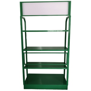 Ağır hizmet tipi dört katlı Metal motor ağır ürün ekranı ve depolama için yağ vitrini pil ekran standı - Product Image 4