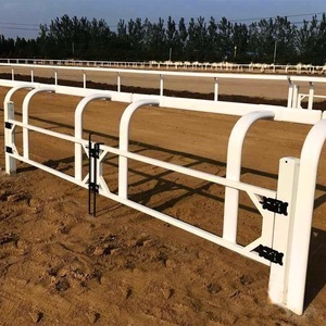 Tùy chỉnh Trắng Vinyl ngựa hàng rào Panels cho racecourses và chăn nuôi trang trại UV kháng và được thiết kế cho an toàn <span class=keywords><strong>PVC</strong></span> ngựa hàng rào - Product Image 6
