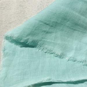 Fils de <span class=keywords><strong>lin</strong></span> avec pierre enzyme 100% biologique, lavage léger français, tissu teint en rouleaux, à bas prix par mètre, 10 m - Product Image 5