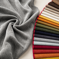 Nouveau design 2026 Tissu chenille tissé teint écologique infroissable 100 % polyester pour revêtement de canapé