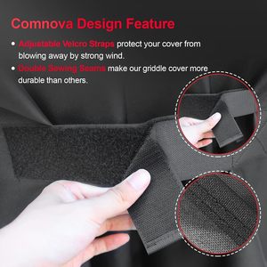 Housse de protection imperméable et robuste pour barbecue à granulés de bois série 22/575 avec sangles pour les grils Pro 22/Pro 575/Z/550B - Product Image 5