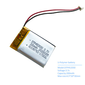 Batería de Iones de Litio 452030 de 200 mAh y 3.7 V para Dispositivos Electrónicos, Recargable, de Polímero, Alta Capacidad de Fábrica - Product Image 3