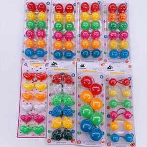 BELLEWORLD Beaded 30-40mm Ball Elastic Hair Ties Cute Ponytail Bobbles for <strong>Toddler</strong> Girls Kids Hair Accessories - Product Image 4