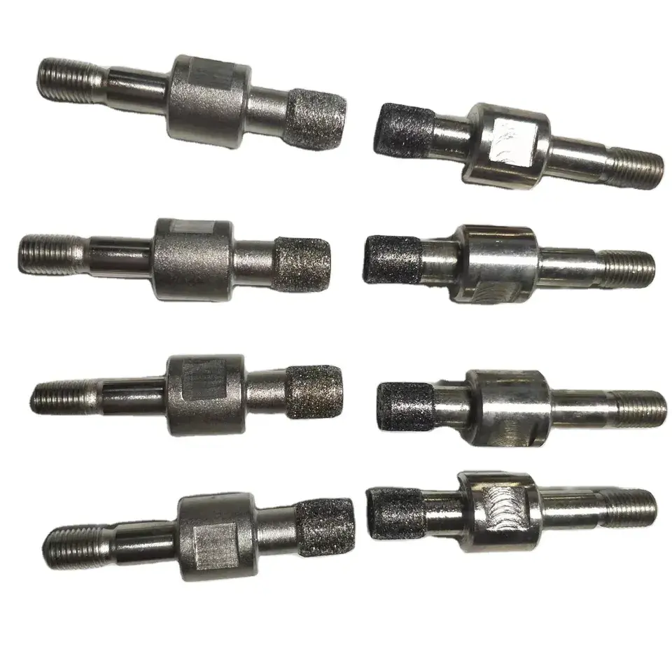 Cabezales de molienda de diamante redondo Cabezal de molienda para herramientas rotativas Cono/columna/cabezal de molienda de setas