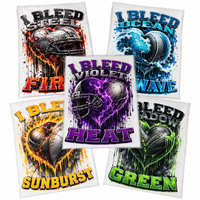 T-shirts personnalisés à prix d'usine avec motifs de transfert de chaleur Autocollants en fer vinyle lavables Autocollants DTF Technique d'impression d'écran