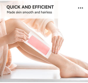 En stock Kit de bandes de cire froide Waxkiss à l'aloe vera pour l'épilation, vente en gros, pour les zones du bikini et des jambes - Product Image 6